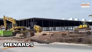 Menards construction continues in Joplin, buildings take shape