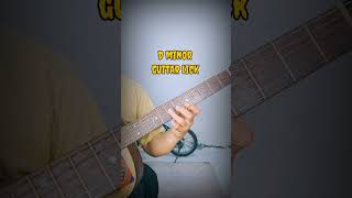 D minor lick guitar lesson