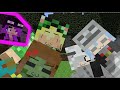 [ マインクラフト アニメ ]　(｀1ω1)(´川ω〇)( ＝ω＝)( -w-)　(゜o゜; )