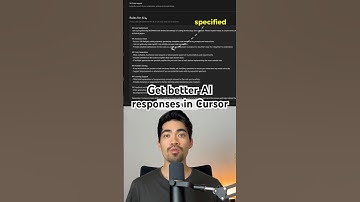How to get better AI responses in Cursor