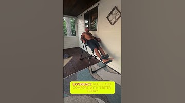 Experience Ultimate Comfort with the Teeter EP-560 Ltd. Inversion Table! 🌟#backpain