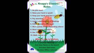 Classroom Behavioral Management Plan by Deana Knapp