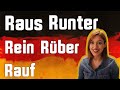 A2 Genel Almanca Dersleri | 18.Bölüm | raus/ runter/ rein/ rüber/ rauf