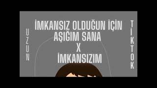 İmkansız olduğun için aşığım sana x İmkansızım TikTok Uzun Versiyon Mix Mashup - Ezhel Resimi