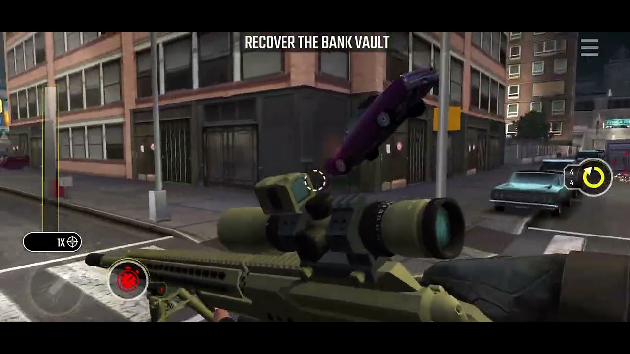 Pure Sniper Z33 Mission 19 Night Shift Recover The Bank Vault