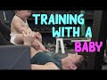 Training with a baby!  picking up Sam Briggs (Briggsy). Day in the life vlog.