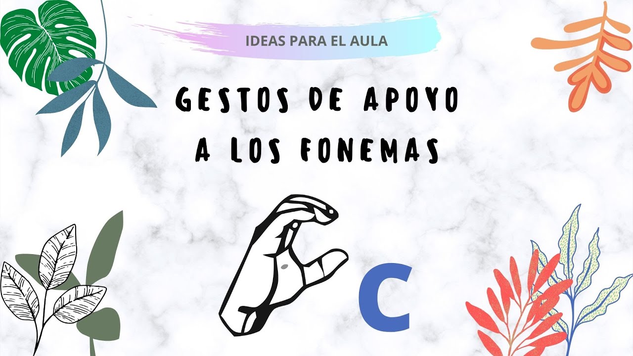 GESTOS DE APOYO A LOS FONEMAS