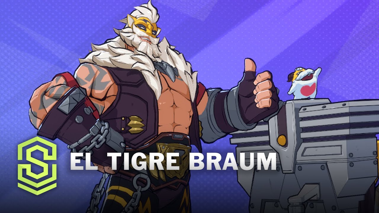 El Tigre Braum [1350 RP] - League of Legends, image size:1280x720