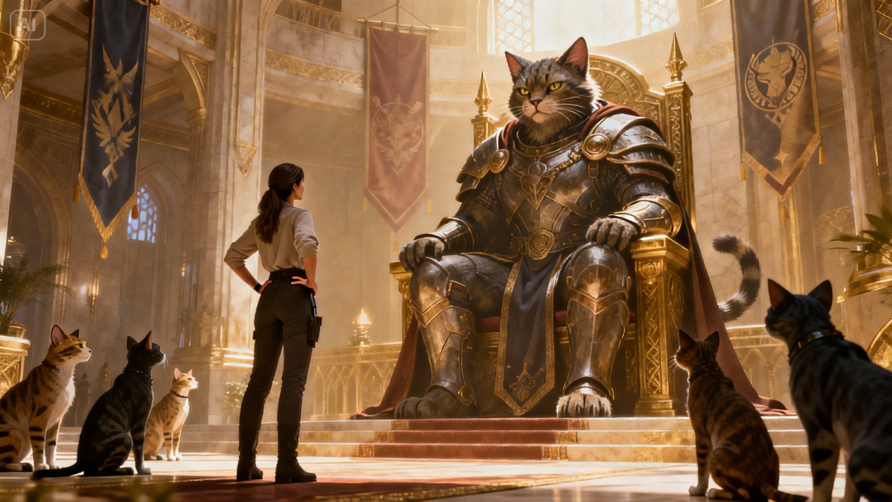 The Human Was Told to Bring a Predator for Class She Walked In Carrying Two Cat Cubs on Her Shoulder