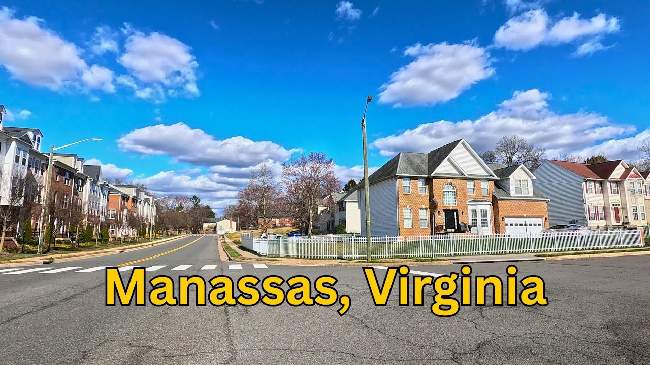 Sunny Drive Through Manassas, VA 🚗 | 4K GoPro Driving Vlog
