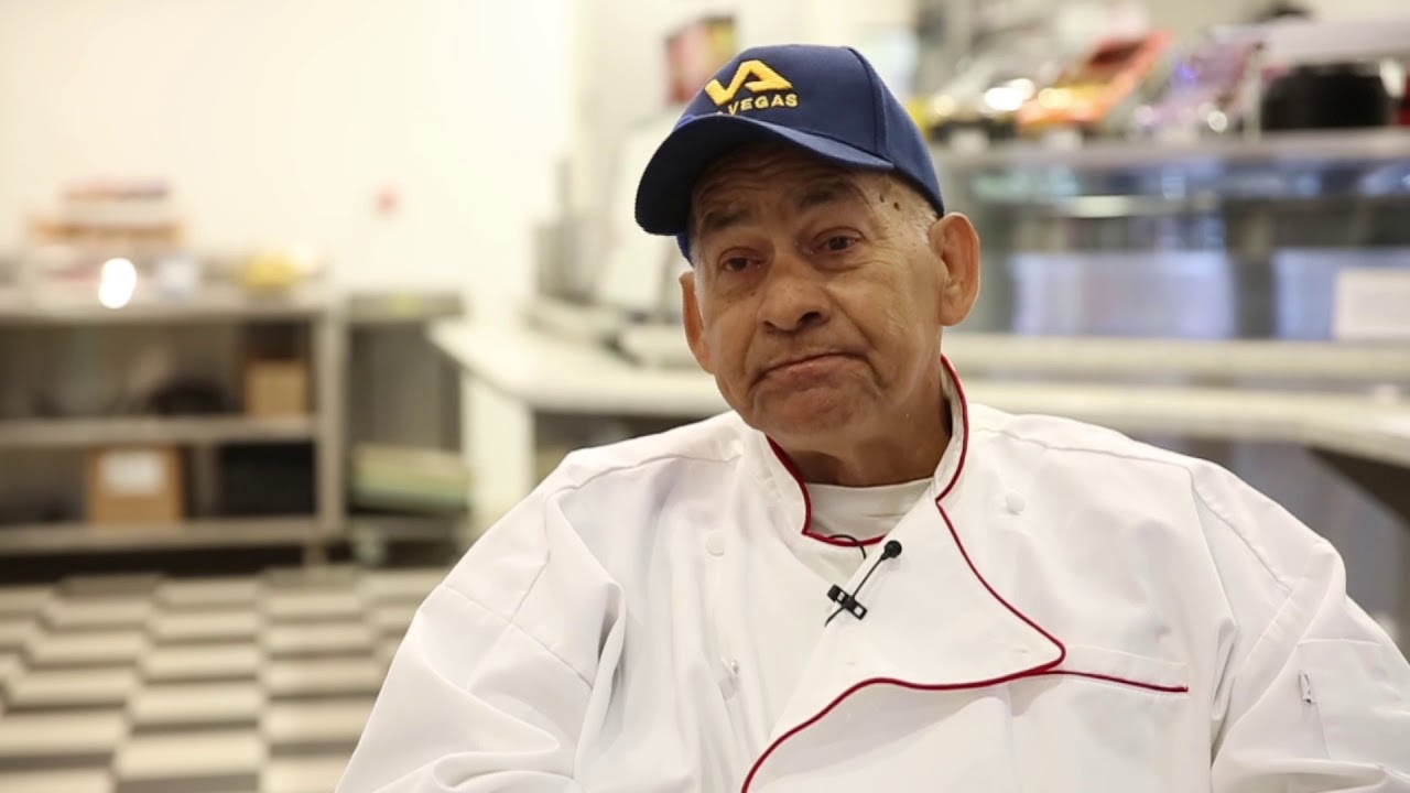 Blind Veteran Serving Up Lunch