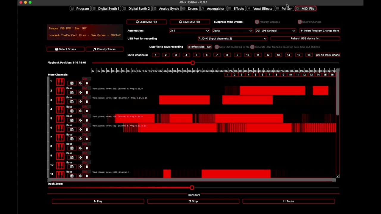 The Perfect Kiss - New Order | JDXi | JDXi Editor