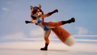 Alexi Vixen Buildup to a Roundhouse Kick  - test