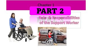 Role and Responsibilities of the Support Worker CHAPTER 1 ( Part2 )