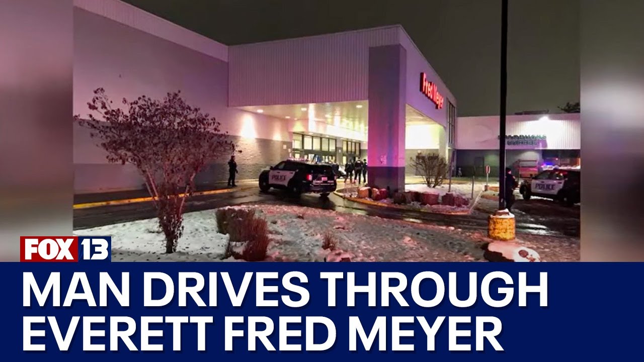 Man who drove into Everett Fred Meyer now in jail | FOX 13 Seattle ...