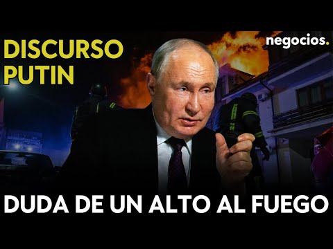 DISCURSO COMPLETO DE PUTIN: responde al ataque de Ucrania, duda de Zelensky de un alto el fuego