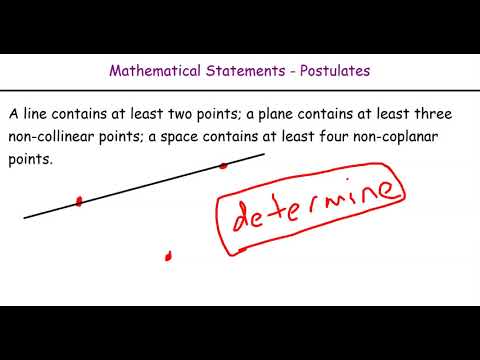 Introduction to Geometric Postulates and Theorems