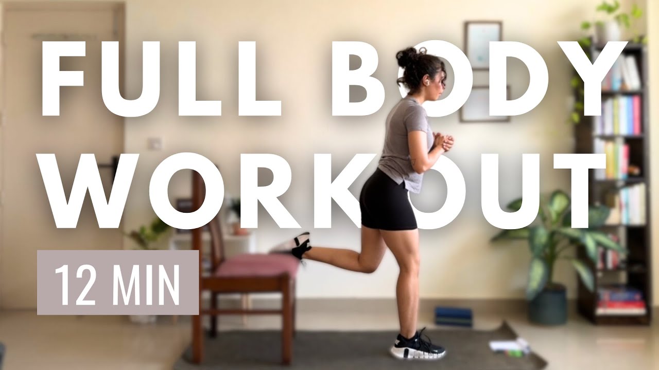 12 MIN FULL BODY WORKOUT - For beginners - YouTube