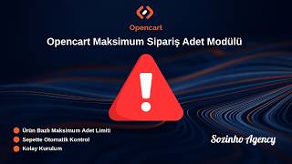 Opencart Maksimum Sipariş Adet Modülü