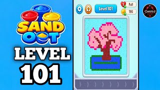 Sand Out Color Puzzle Level 101 Walkthrough Solution