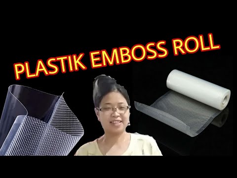 CARA VACUUM SEALER DENGAN PLASTIK EMBOSS ROLL