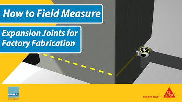 How to Measure Expansion Joints | Factory Transitions/Terminations Measurement Requirements Emseal