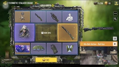 NEW Cybernetic Stalker Draw, Kilo Rail Gun & NEW Hacker BR Class in Call of Duty Mobile!