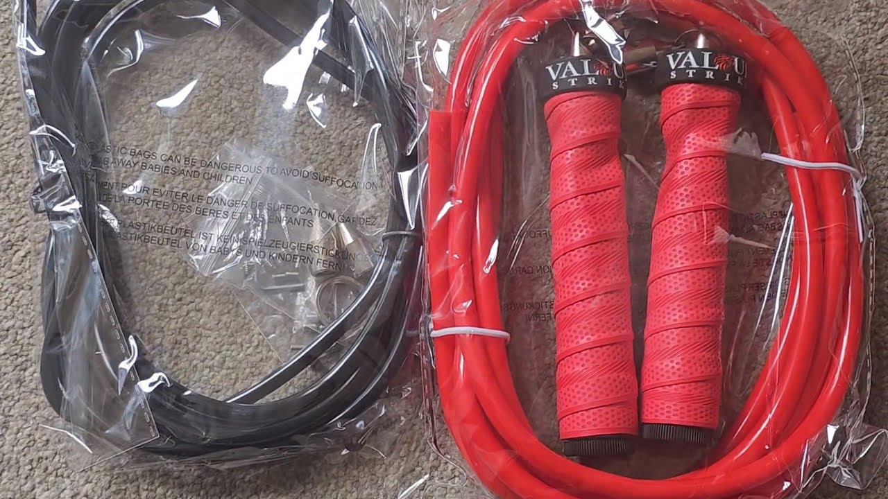 Valour Strike skipping rope 6mm vs 8mm rope comparison - YouTube