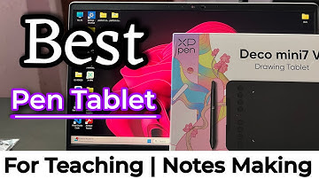 Best Pen Tablet For Online Teaching. XP Pen Deco Mini 7 v2