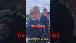 San Francisco Police Film Video Saluting Pride Flag 😳 #shorts #viral #news
