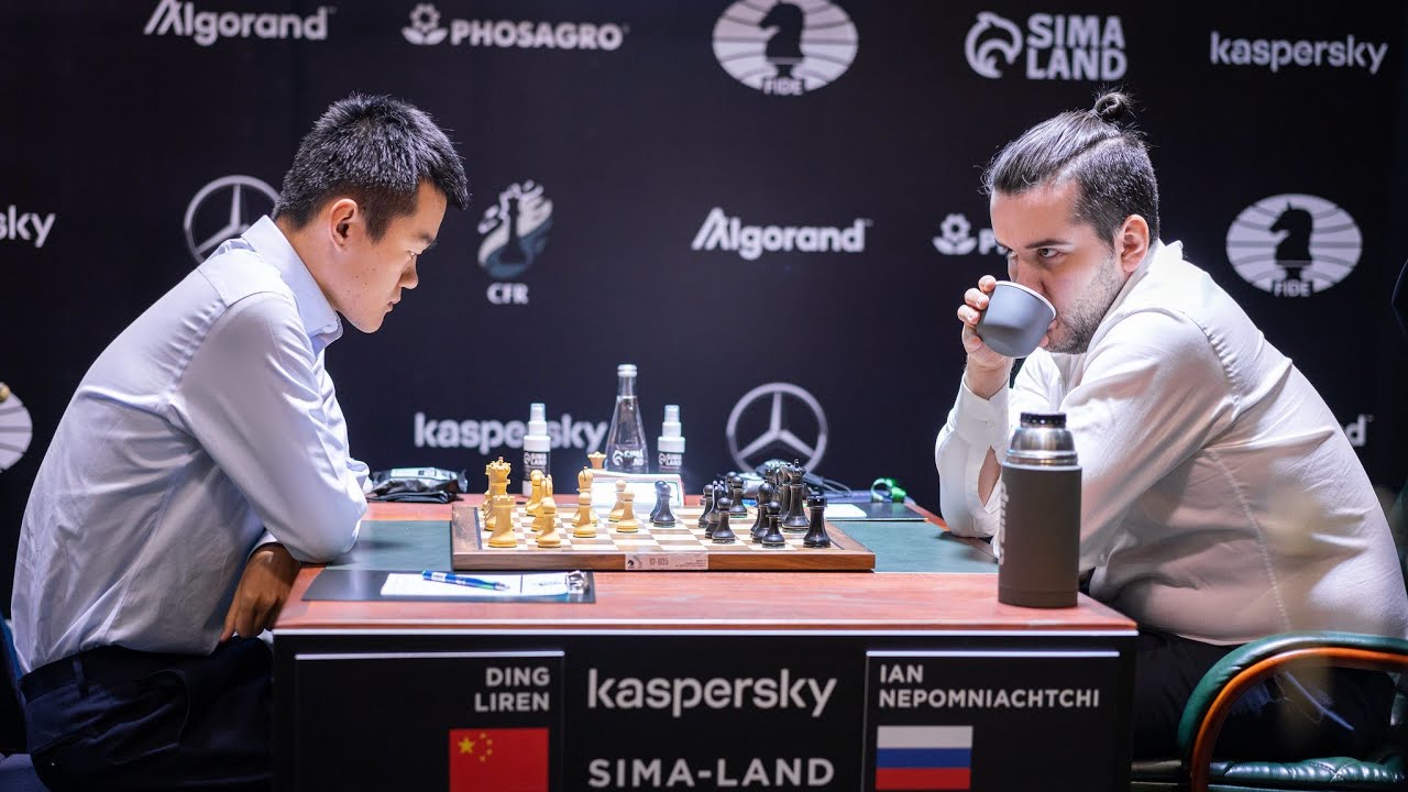 Ding Liren vs Ian Nepomniachtchi  FIDE Candidates 2021 - Remote