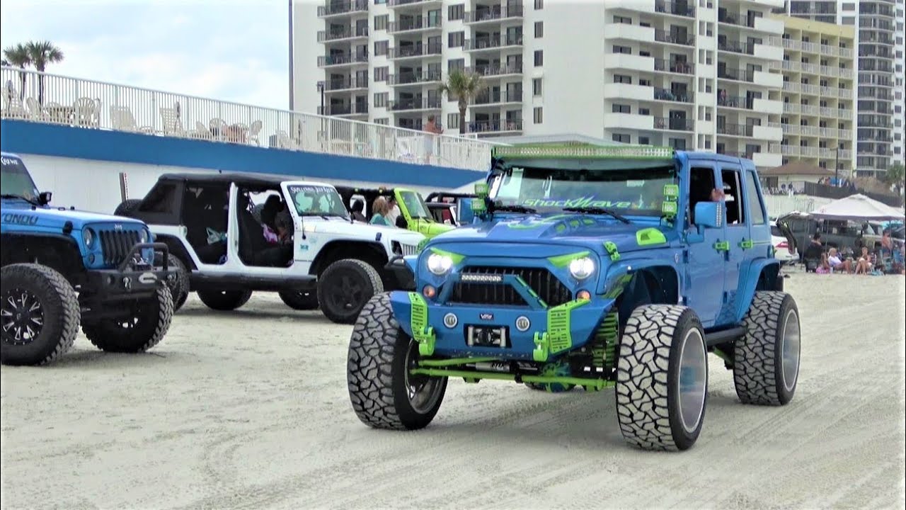 Jeep Beach Daytona Beach 2021 Jeep Beef Lifted 4x4 YouTube