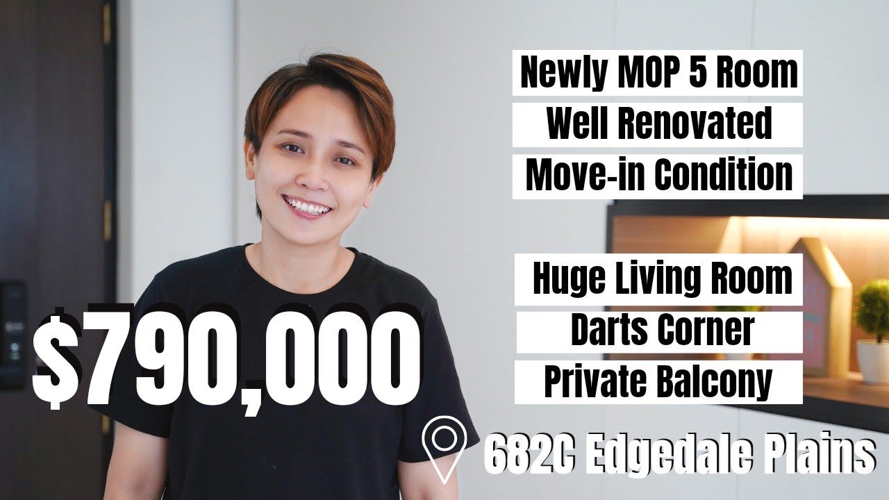 682C Edgedale Plains (Waterway View): 5 Room HDB For Sale Huge Living Space Well Renovated