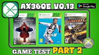 Ax360e v0.13 Beta Game Test Part 2 - SD 8 Gen 2 - Xbox 360 Emulator on Android 
