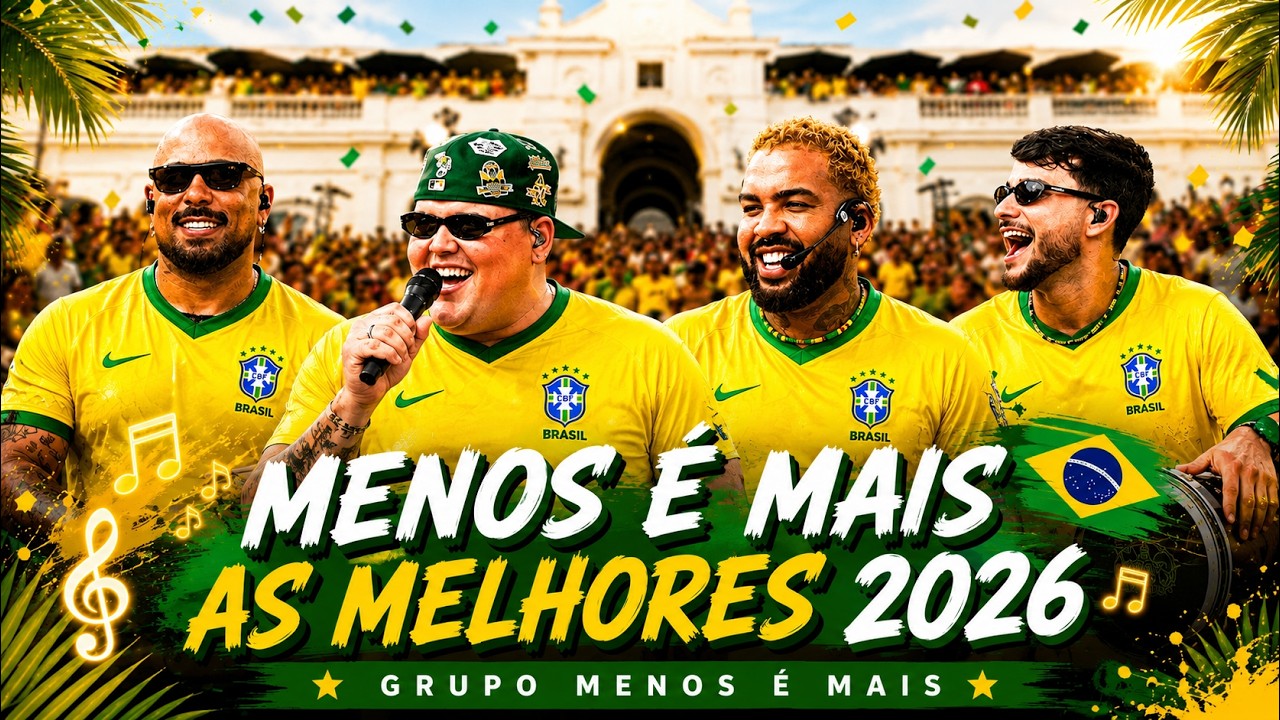 Grupo Menos É Mais | As Melhores Pagodes de 2026 | Churrasquinho Menos É Mais Ao Vivo