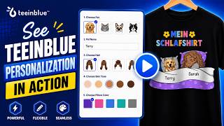 TeeinBlue Shopify Product Personalization Demo | Live Preview & Dynamic Product Builder