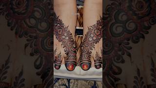 Feet bail design 💕🕊️#mehendi #mehendidesign #henna #feet #shorts