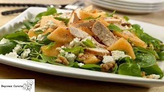 Салат с дыней и курицей Салат с дыней и курицей