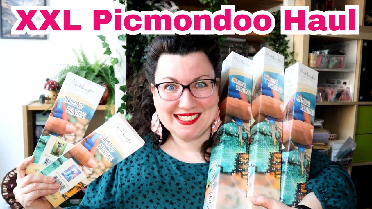 XXL Picmondoo Shopping Haul || und ein kleine Sneak Peak für Freitag #diamondpainting