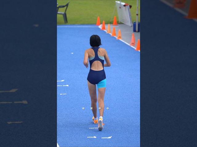 엄청난 다리길이 여자높이뛰기 김은정