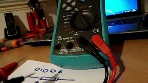How To Test A Diode With A Digital Multimeter DMM