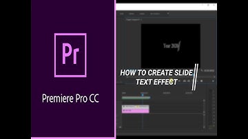 How to Create Slide text effect in Premiere Pro Like  Beatiful Destination And Sam Kolder style |