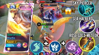 MARTIS PERFECT & SAVAGE IN RANK!! | BEST BUILD & EMBLEM 2025  MLBB GAMEPLAY