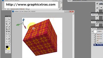 How To A Pattern To A 3D Cube In Photoshop