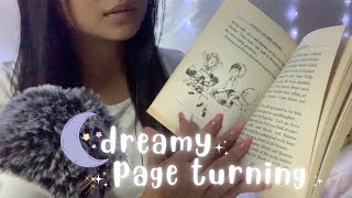 asmr page turning relaxing paper sounds  ☁️  1-2 soft finger licking