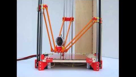 best technology 3D printer prototype Rostock delta robot/2015/youtube
