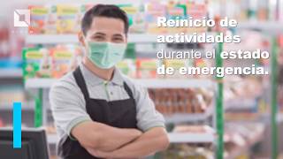 ¿Qué deben cumplir las empresas para reanudar sus actividades durante el estado de emergencia
