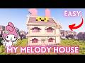 How to Build a Cute My Melody House in Minecraft