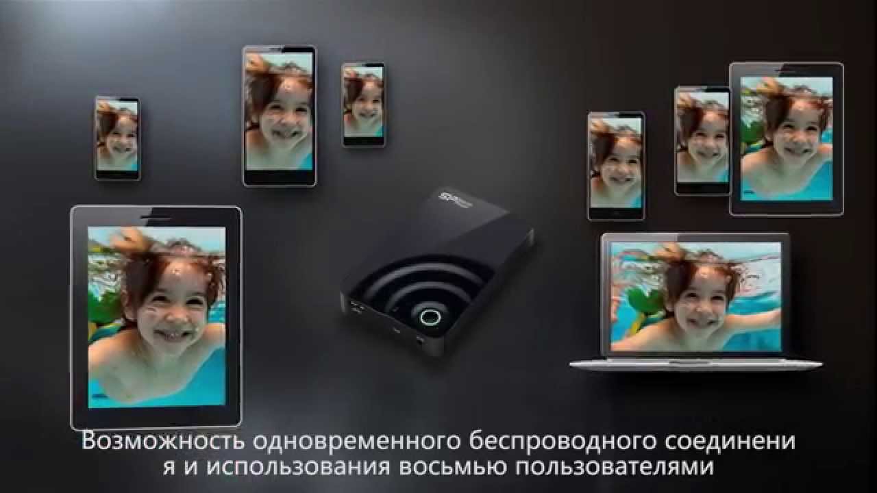 SP Портативный жесткий диск H10 с функцией Wi-Fi