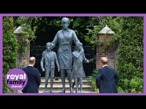 Prince William and Harry Unveil Diana Statue on What Would Have Been Her 60th Birthday
